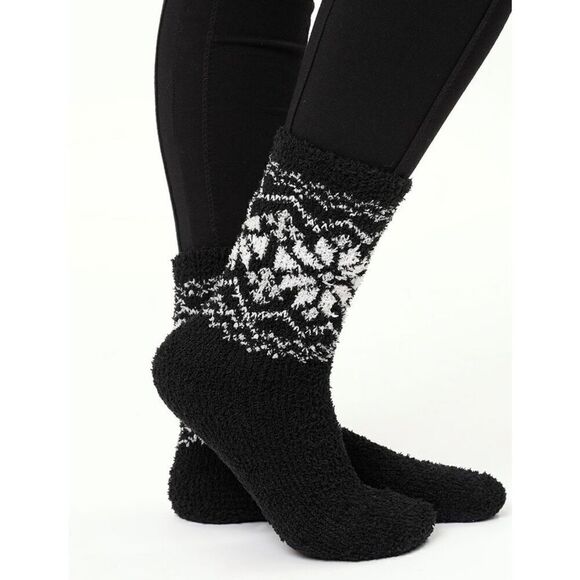 Premise holiday Christmas sweater sock set women’s size large snowflake black&wh - Picture 5 of 10